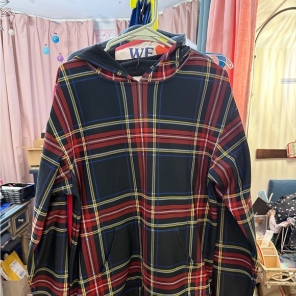 Blackmilk Sweaters - Blackmilk Tartan Old School Hoodie S